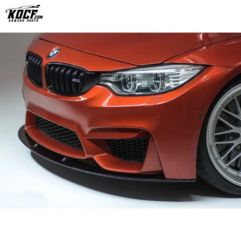 2015-2019 F82 M4 3DD Style Carbon Fiber Front Bumper Lip Spoiler Chin Splitter Body Kits For BMW F80 F82 M3 M4
