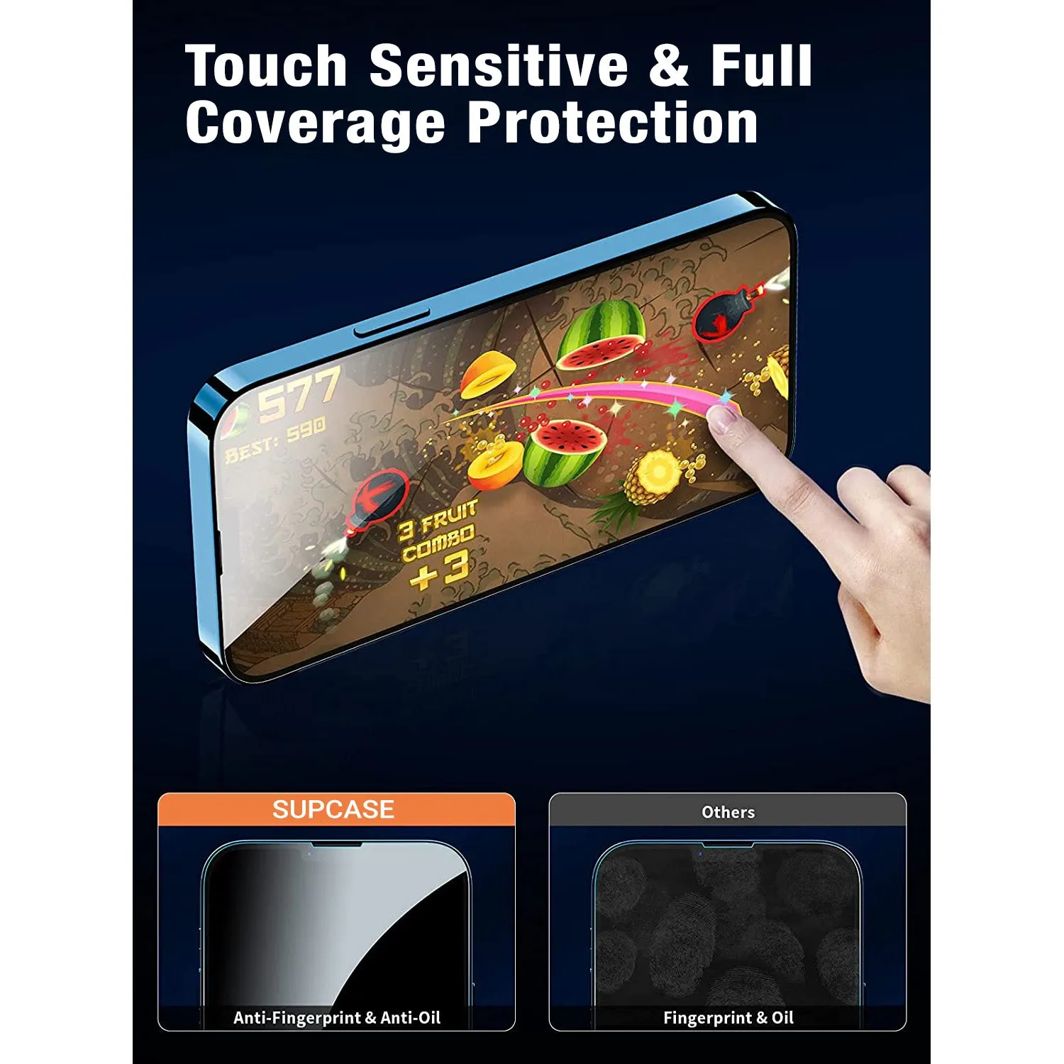 2.5D Tempered Glass Screen & Lens Protectors for iPhone 13 6.1 inch - Clear