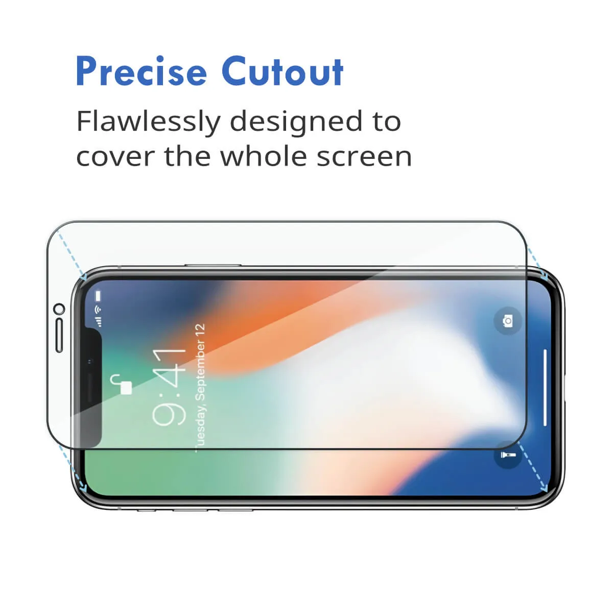 2x Hugmie® iPhone 12 Pro Max Full Coverage Screen Protector