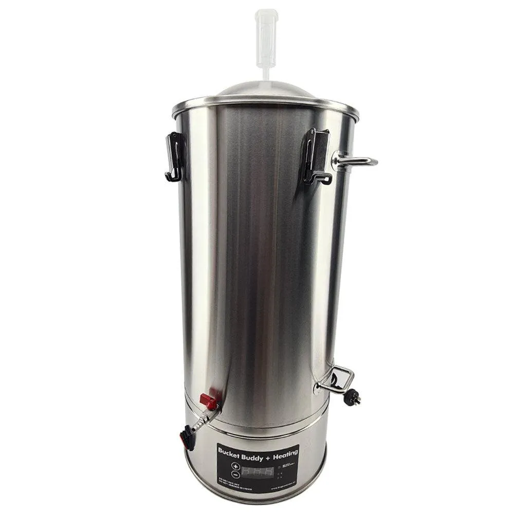 35L SS Bucket Buddy with Heating - Integrated 36 Watt Element 220-240V AC