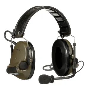 3M Peltor MT20H682FB-47 GN ComTac V Headset, Foldable, Single Lead, Green
