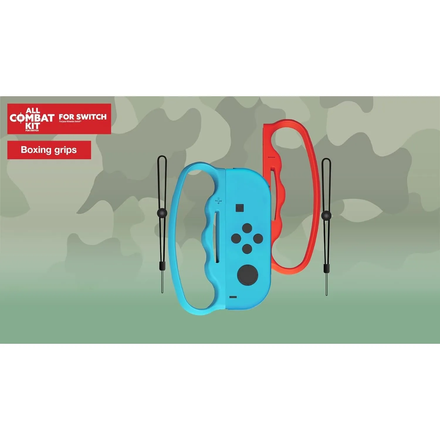 All Combat 8 in 1 Kit for Switch - Boxing Grips, Vertical Joypad, Leg/Arm Straps, Swords & Rifle (Nintendo Switch)