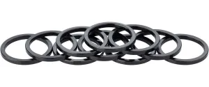 Alloy Headset Spacer, Diameter: 1-1/8", Height: 3mm, Black, Single