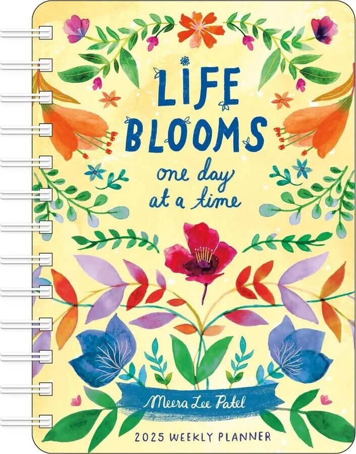 Amber Lotus Meera Lee Patel 2025 Weekly Planner Calendar