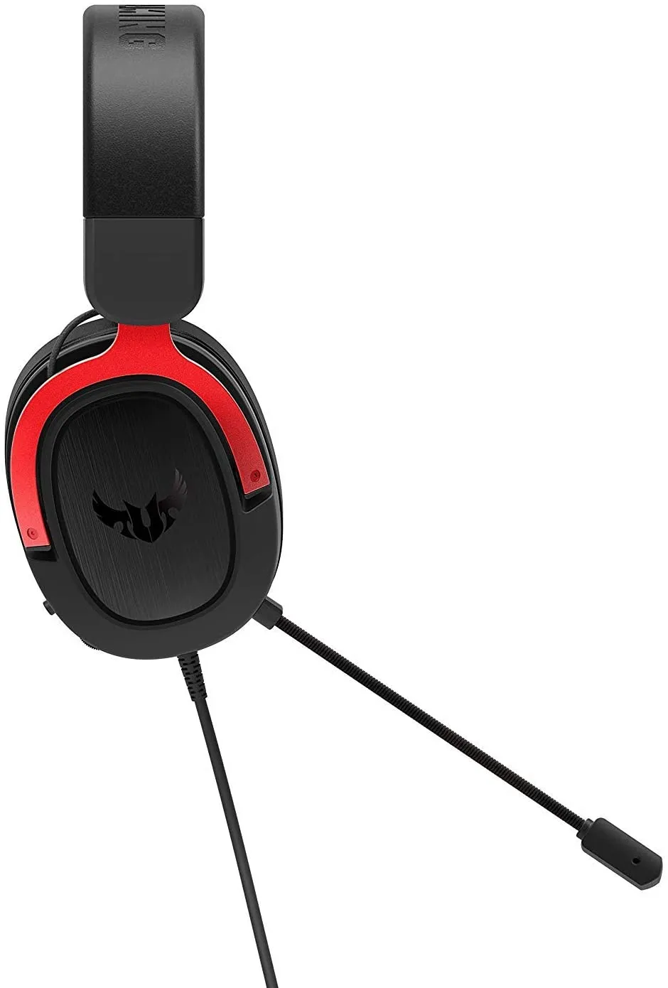 ASUS TUF H3 Gaming Headset H3 – Discord, TeamSpeak Certified |7.1 Surround Sound | Gaming Headphones with Boom Microphone for PC, Playstation 4, Nintendo Switch, Xbox One (Red)