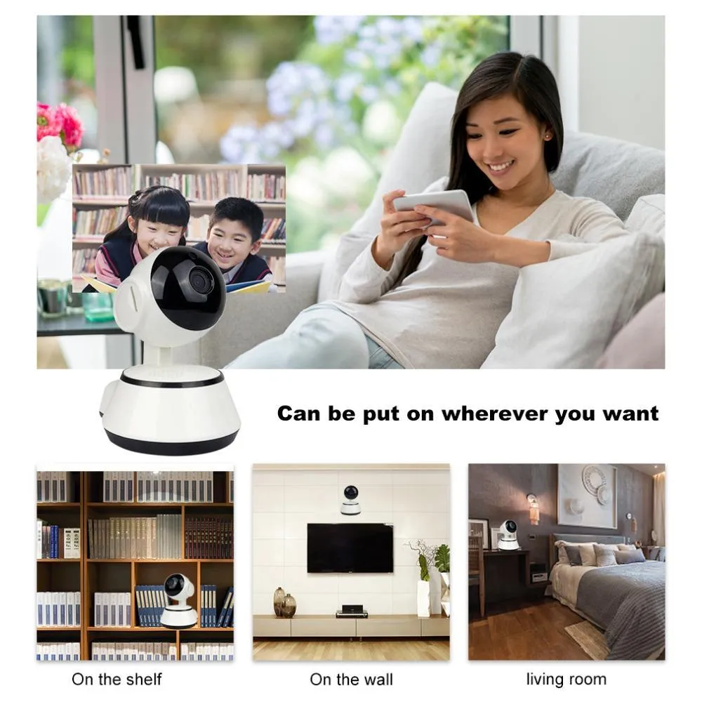 Baby Monitor Portable WiFi IP Camera 720P HD Wireless