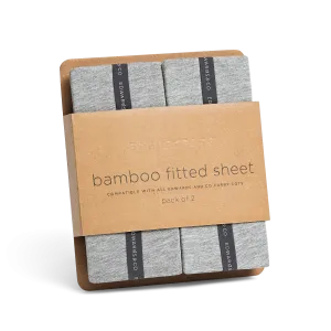 Bamboo Carry Cot Fitted Sheets (2pcs)
