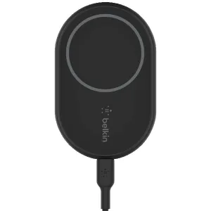 BELKIN BOOSTCHARGE Magnetic Wireless Car Charger for Apple iPhone 14/13/12. Includes 20W USB-C PD 3.0 Car power supply   1.2m USB-C cable