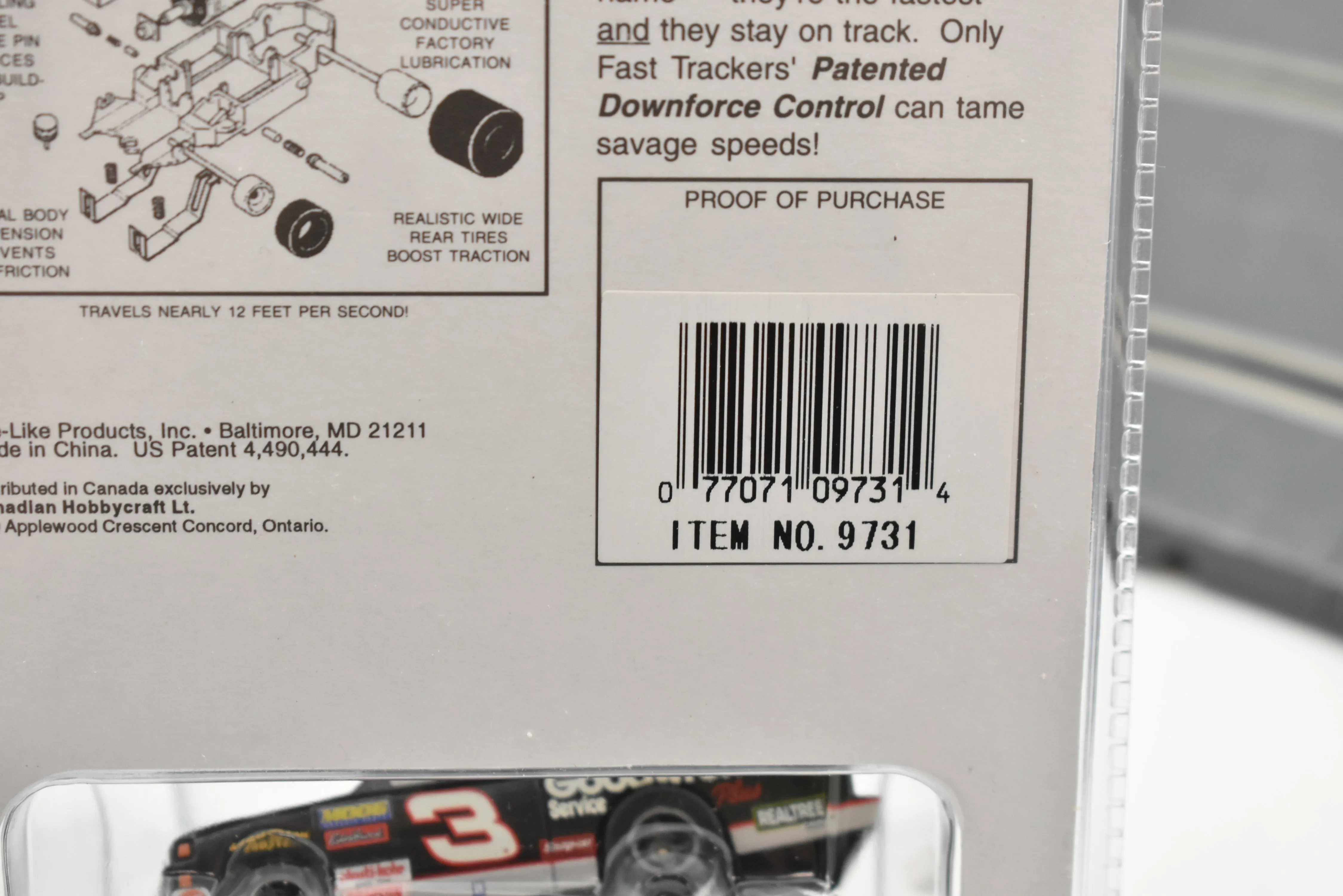 Black Goodwrench #3 Truck | 9731 | Life-Like Racing Max-Traxx
