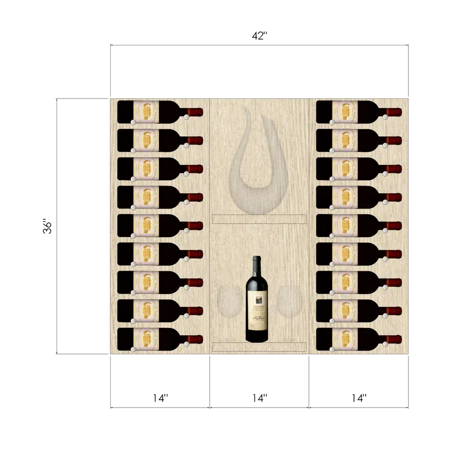 Blue Grouse THE WINE BAR MINI VINdustry Wine Wall