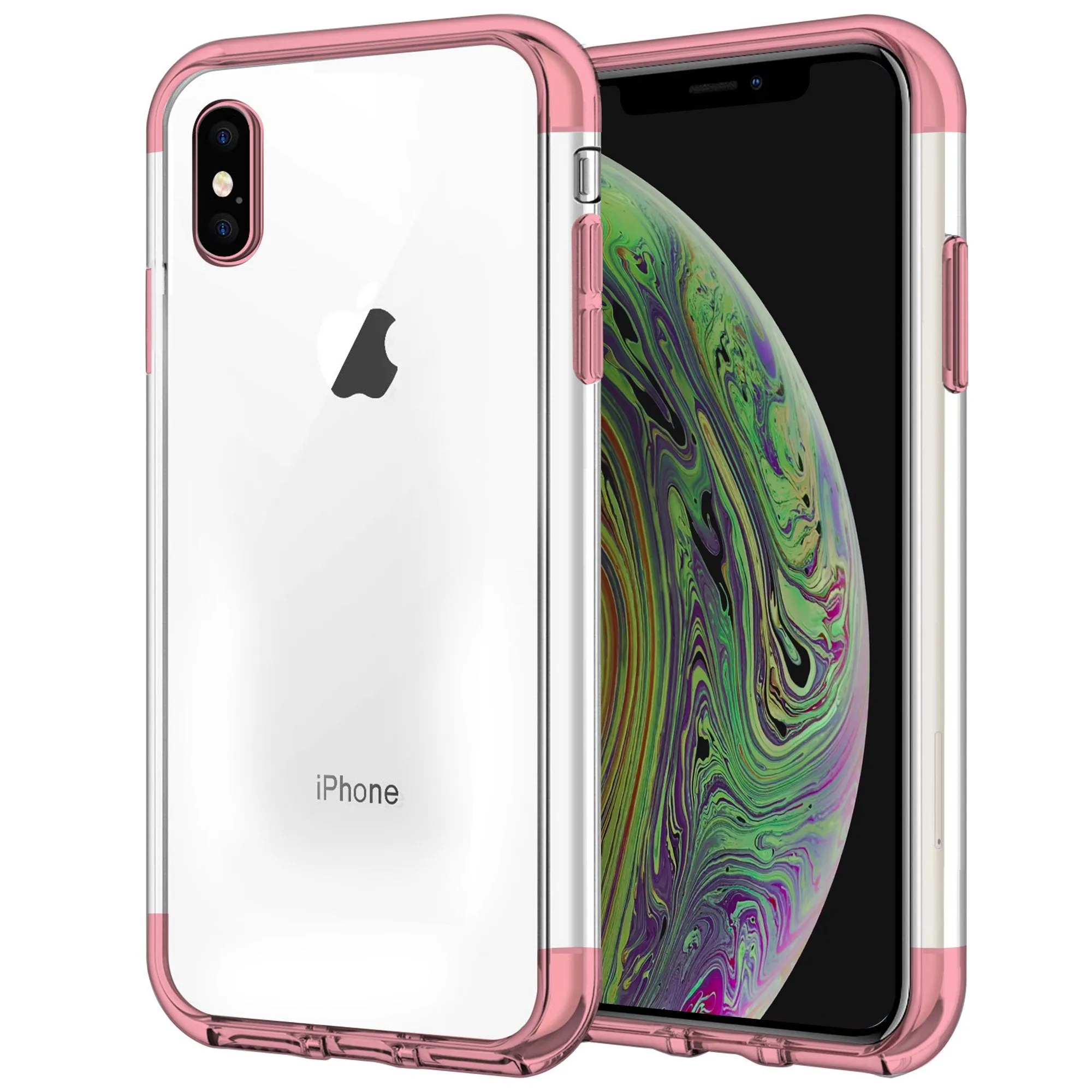 Case for iPhone XS Max Shock Proof Soft TPU Silicone Phone Clear Slim Cover