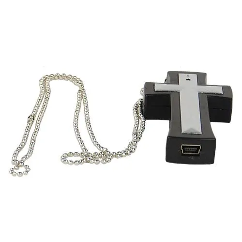 Cross Hidden Spy Camera With Built In DVR