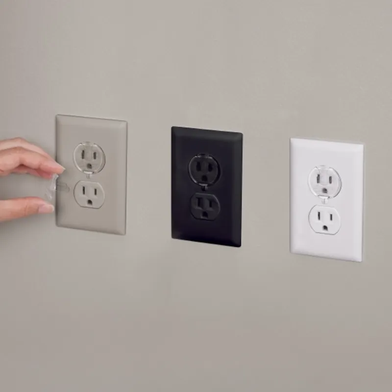 Crystal Clear Outlet Caps - 12 Pack