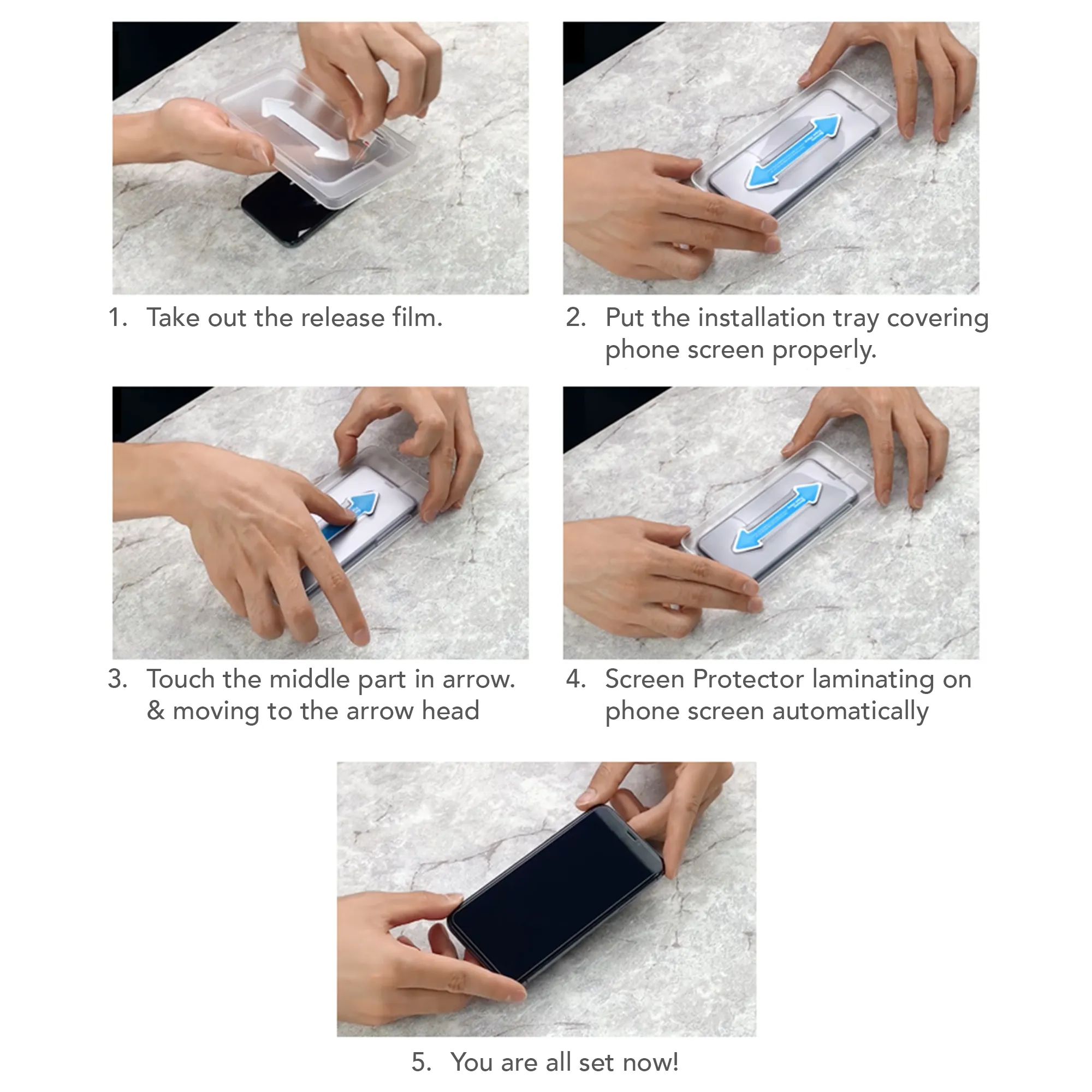 Crystal Clear Tempered Glass with Installation Tray - iPhone 11 Pro