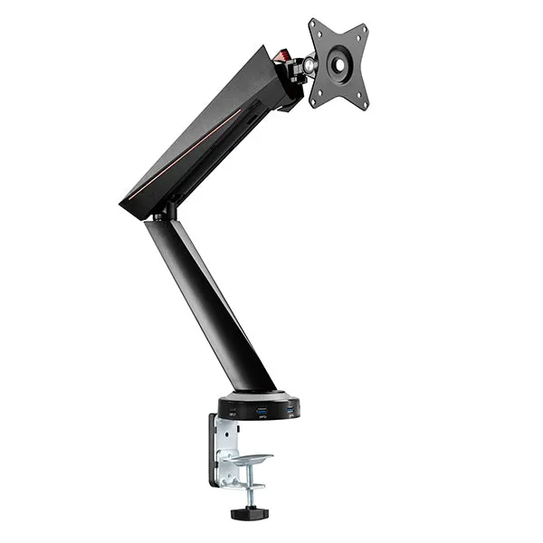Desky Single LED Gaming Monitor Arm
