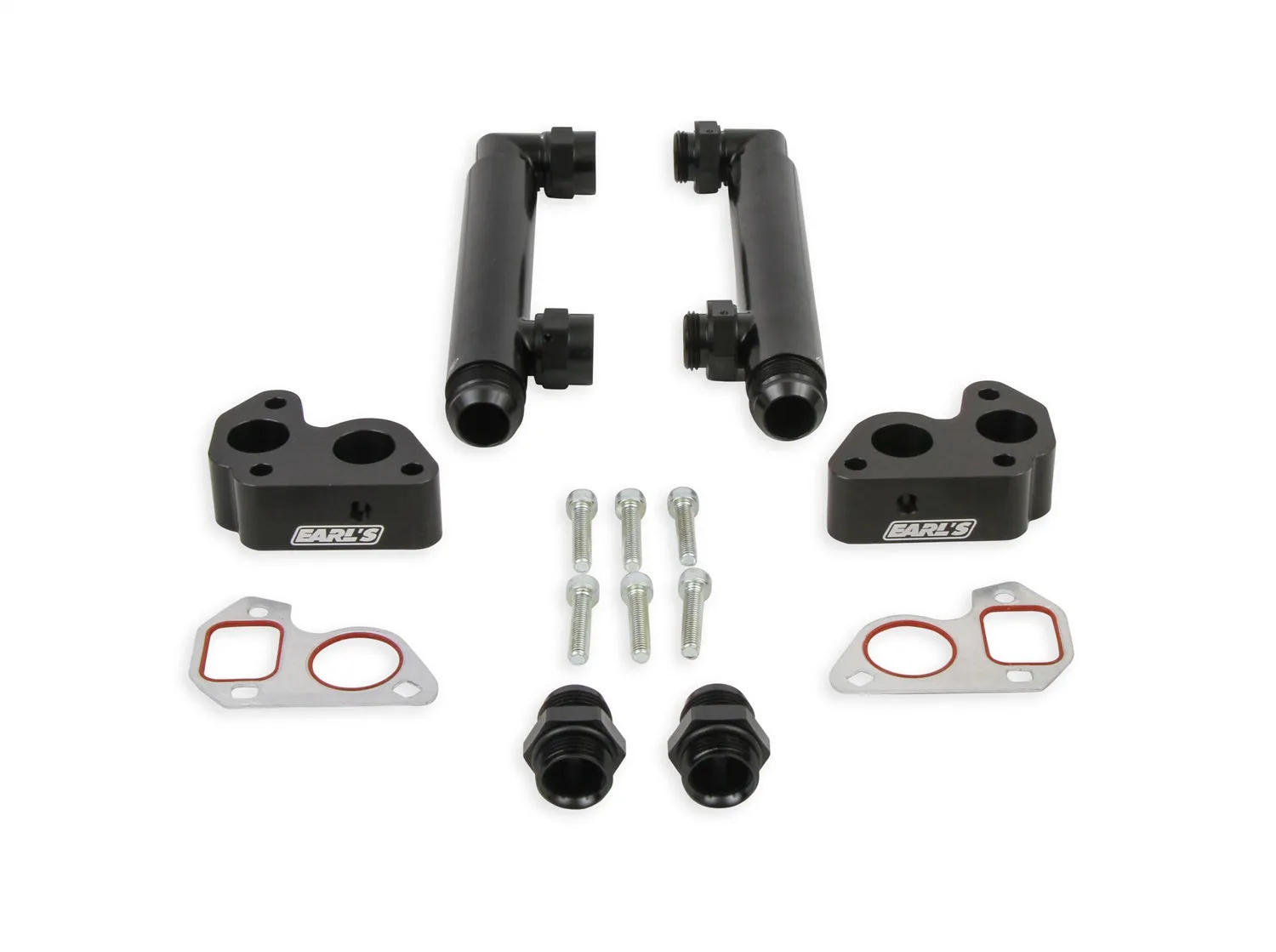 Earl's Performance LS0040ERL Water Pump Adapter Kit; Remote; -16AN For GM LS Engines;