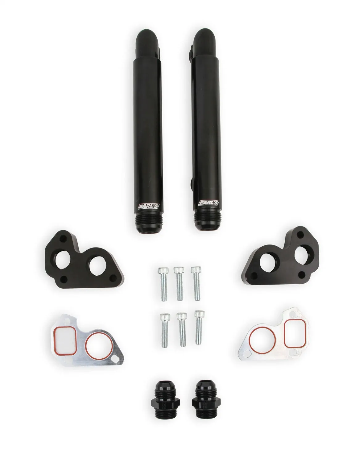 Earl's Performance LS0040ERL Water Pump Adapter Kit; Remote; -16AN For GM LS Engines;