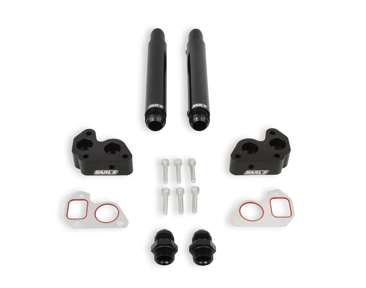 Earl's Performance LS0040ERL Water Pump Adapter Kit; Remote; -16AN For GM LS Engines;