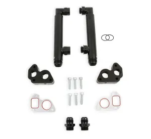 Earl's Performance LS0040ERL Water Pump Adapter Kit; Remote; -16AN For GM LS Engines;