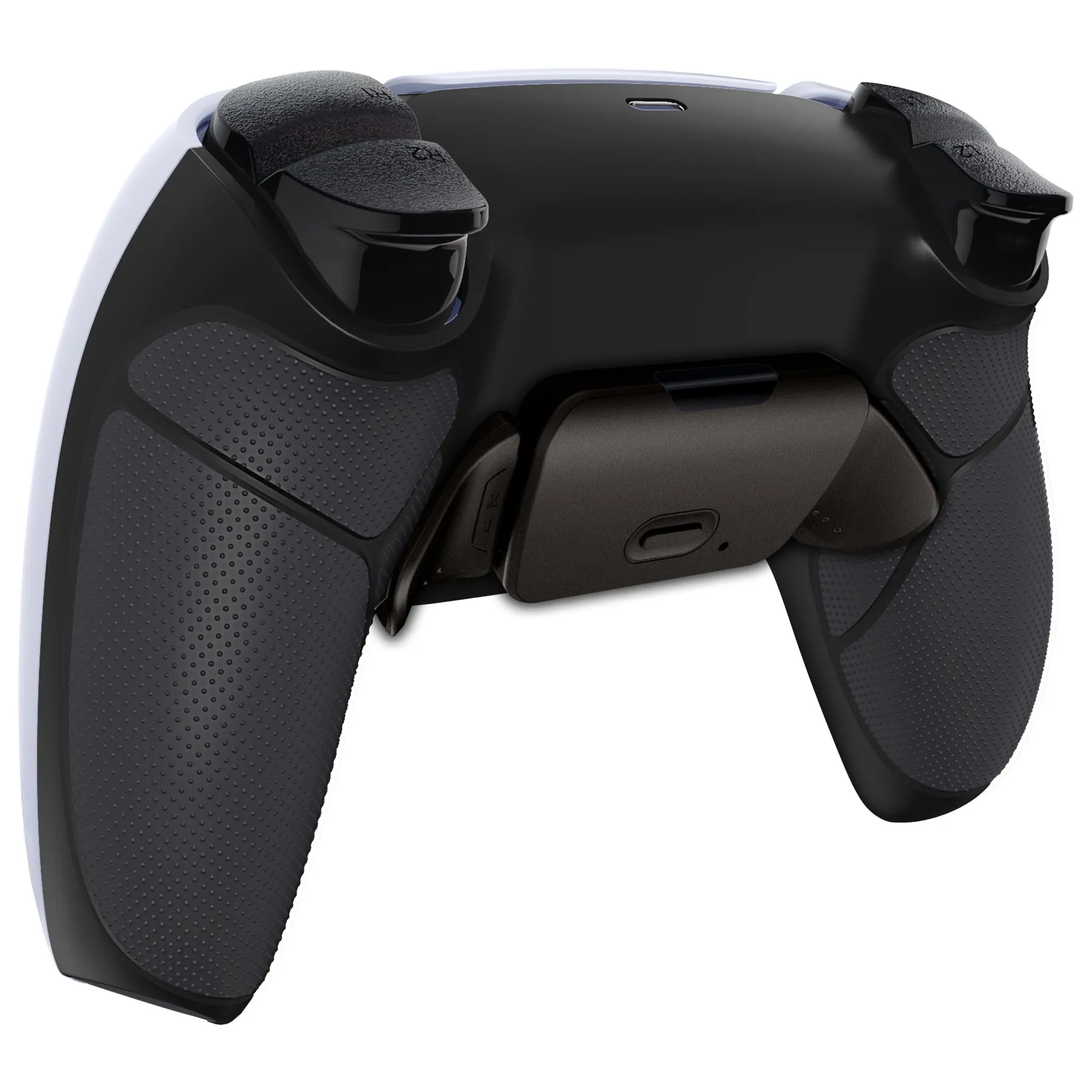 eXtremeRate Black Real Metal Buttons (RMB) Version RISE 2.0 Remap Kit for PS5 Controller BDM-010/020 - Rubberized Black - XPFJ7005