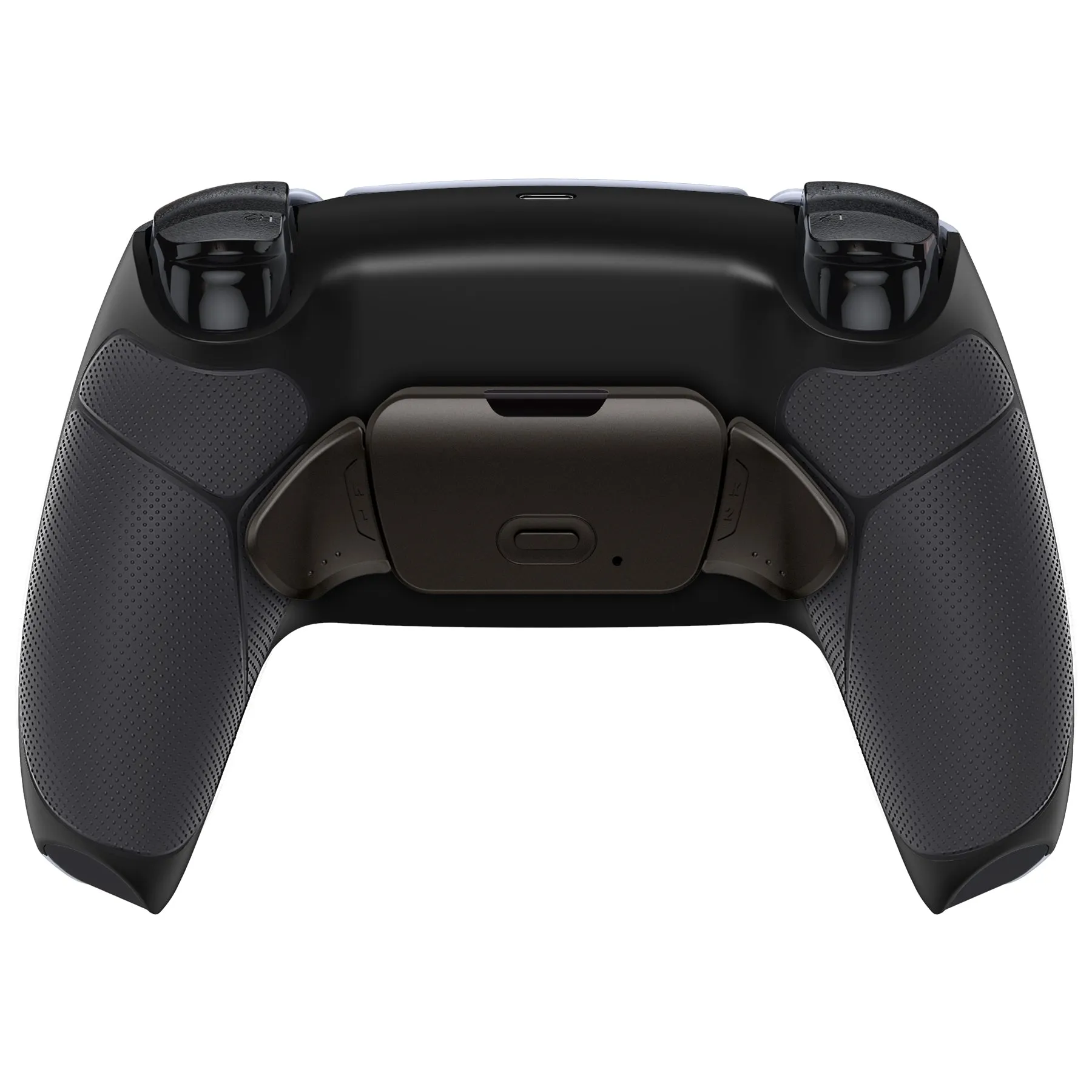 eXtremeRate Black Real Metal Buttons (RMB) Version RISE 2.0 Remap Kit for PS5 Controller BDM-010/020 - Rubberized Black - XPFJ7005