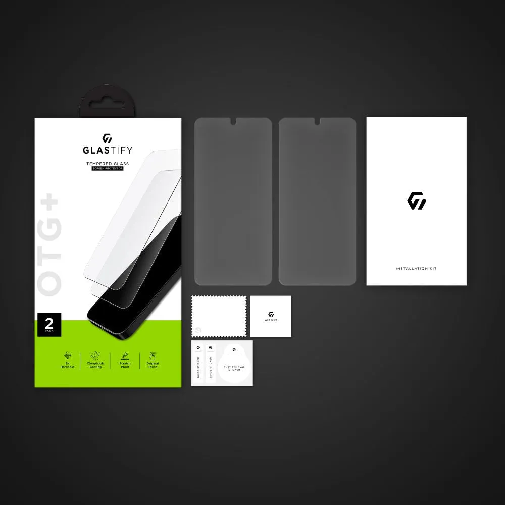 Glastify OTG  2-Pack Glass Screen Protector for Samsung Galaxy S23  Plus - Clear