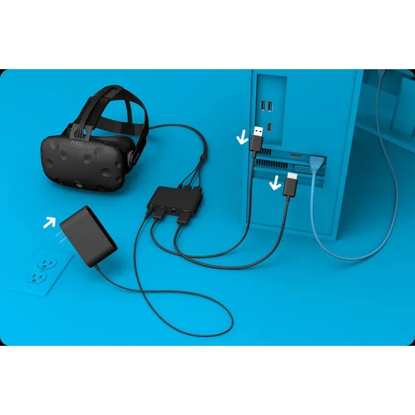 HTC Vive VR Headset and Link Box