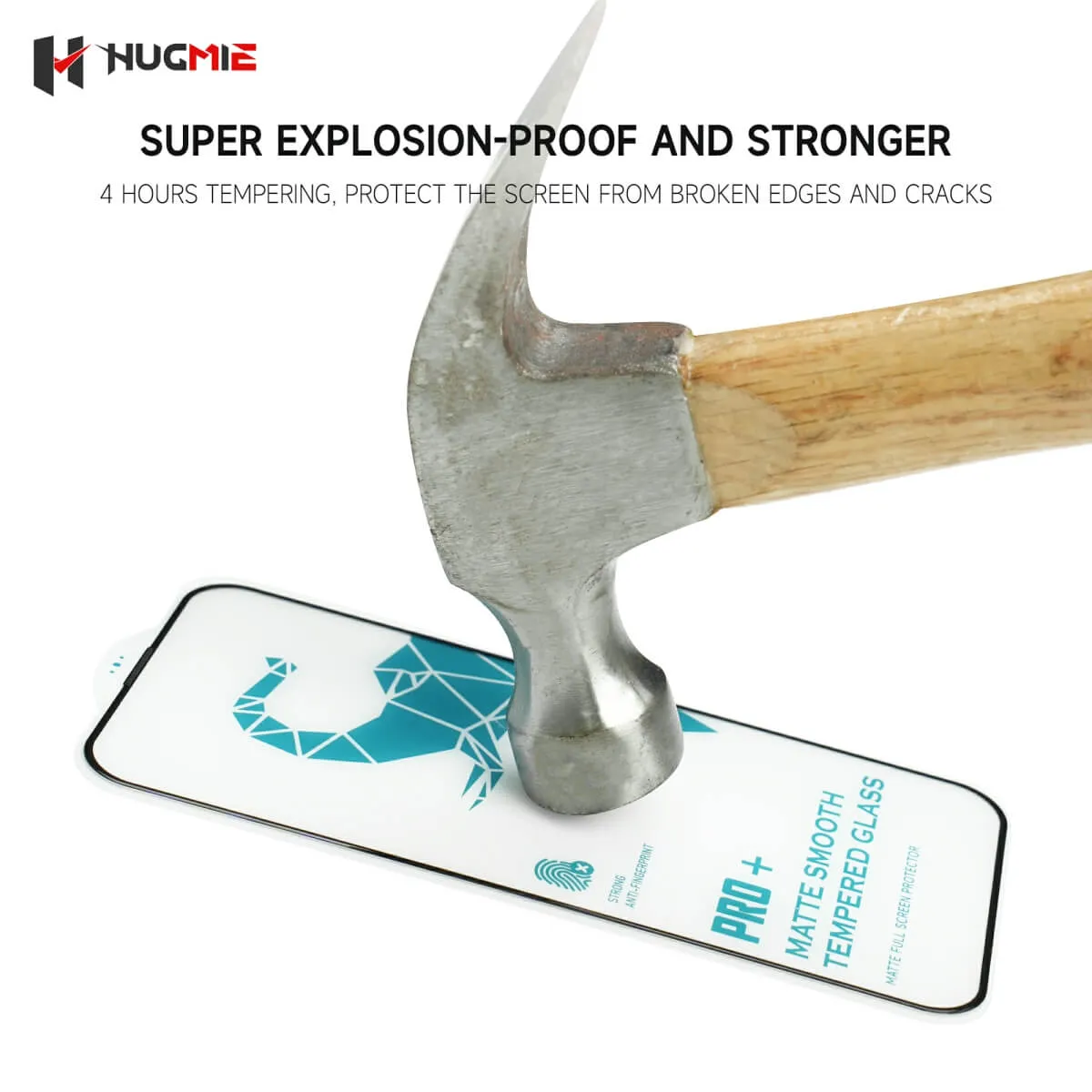 Hugmie® Matte Glass Screen Protector for iPhone 16 Series
