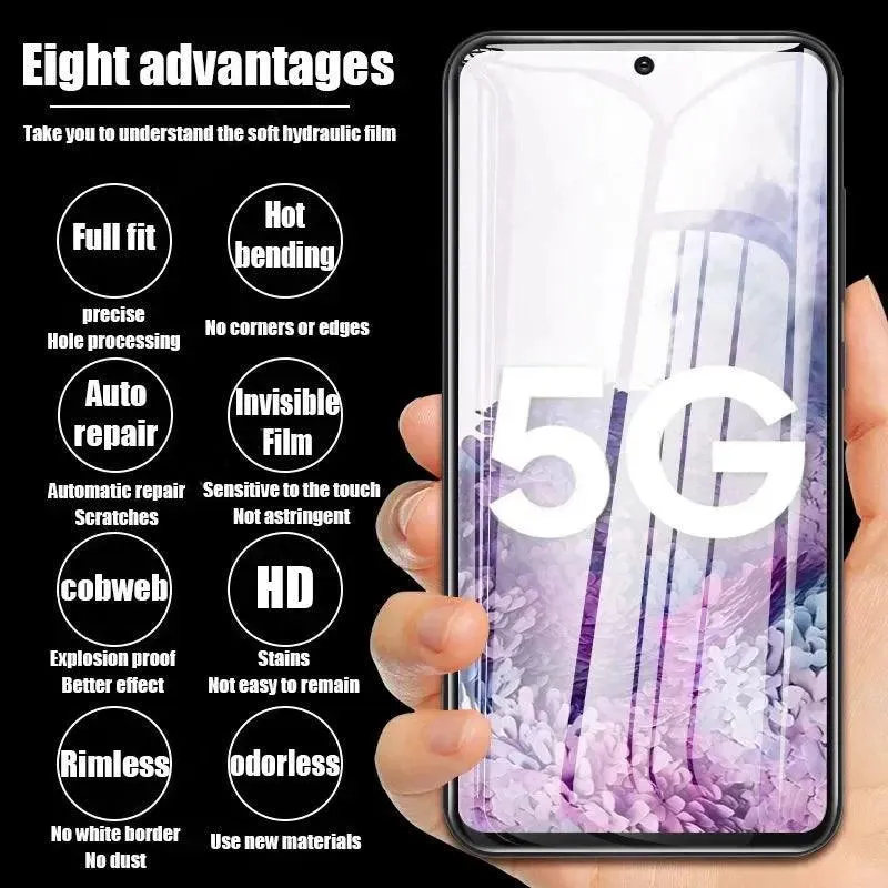 Hydrogel Screen Protectors: Crystal Clear Protection for Samsung Galaxy - Free Shipping