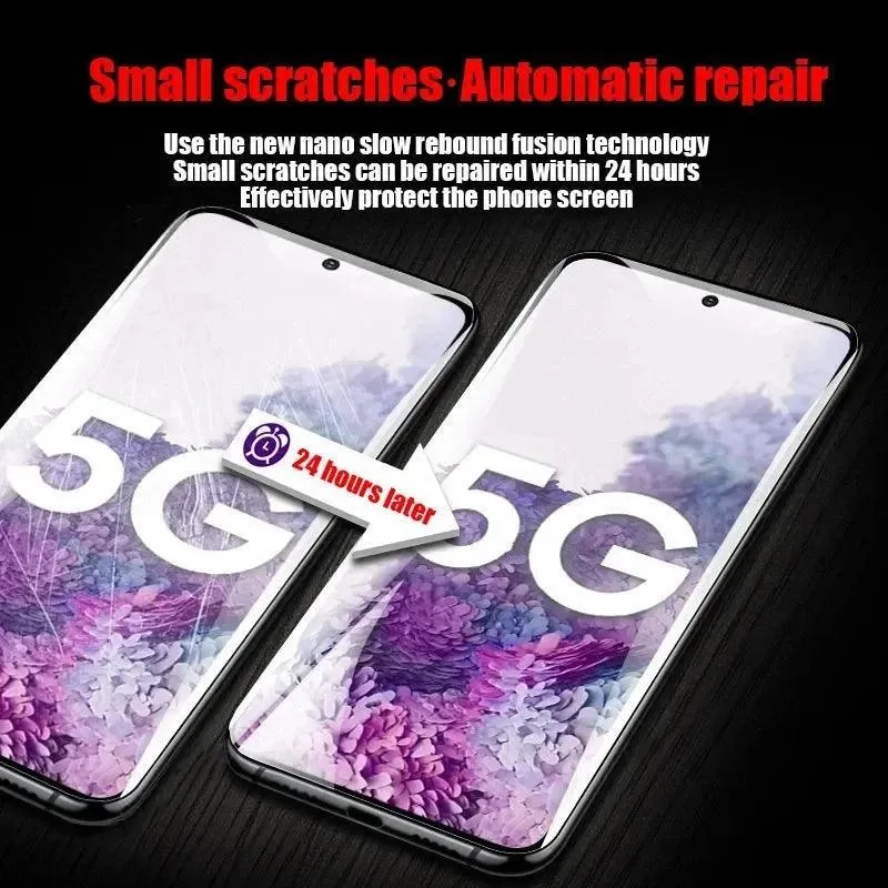 Hydrogel Screen Protectors: Crystal Clear Protection for Samsung Galaxy - Free Shipping