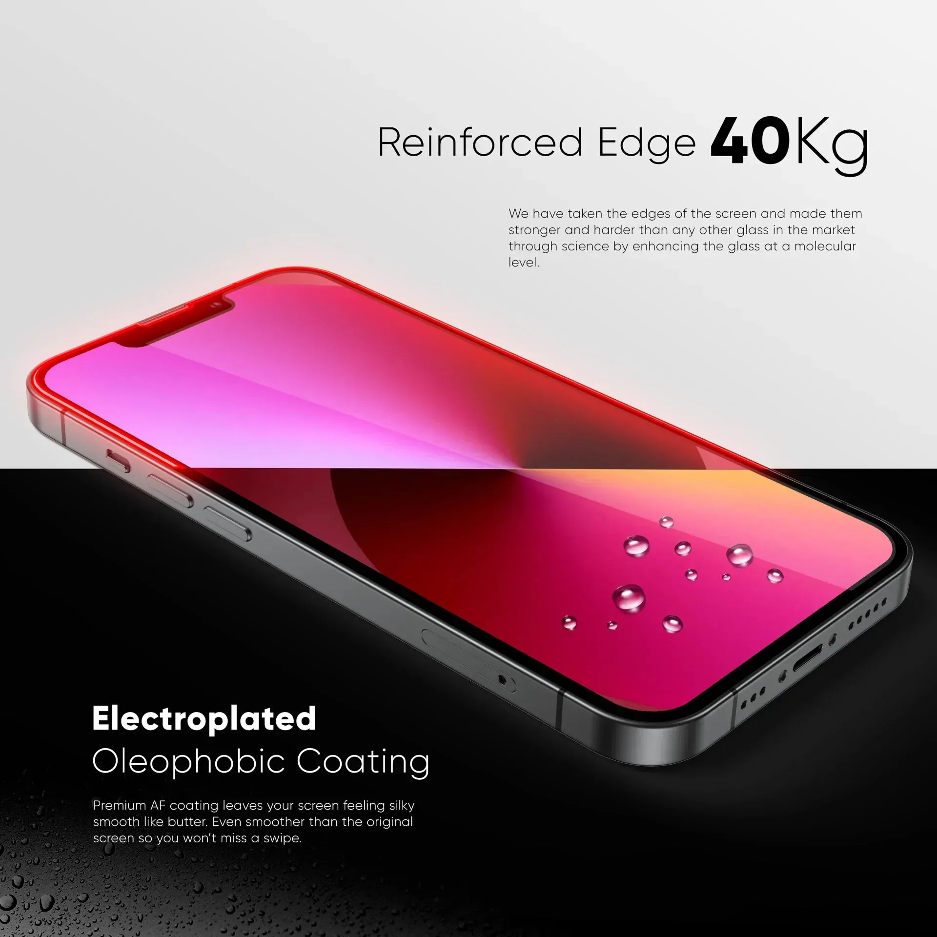 ONETIME NanoArmour Screen Protector for iPhone 15 Series Ultra Clear Case Friendly Screen Protector