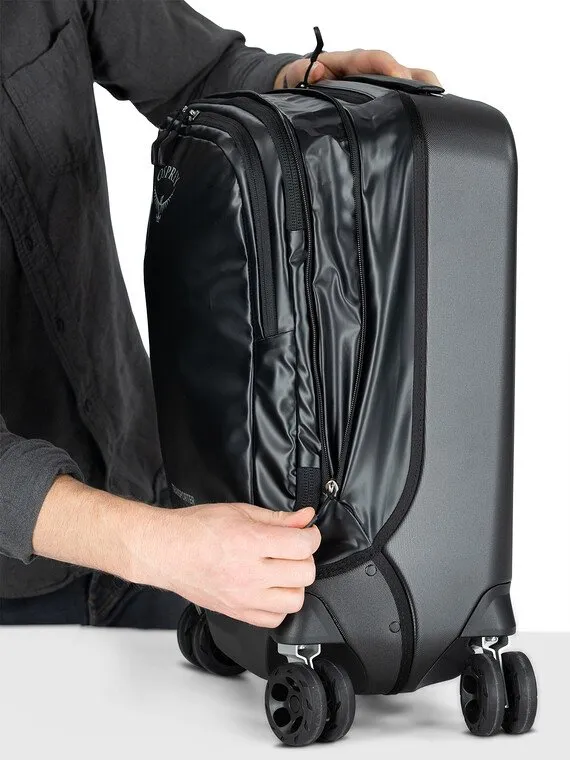 Osprey Transporter 4-Wheel Hybrid Travel Bag - 22"/36L - Black