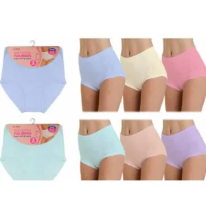 Pack of 3 Pastel Coloured Knickers