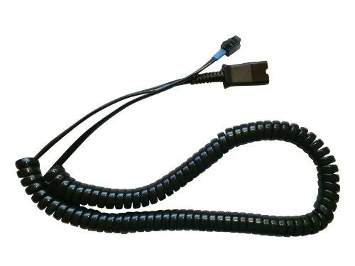 Plantronics EncorePro HW510 Monaural Headset w/Polaris U10P bottom cord
