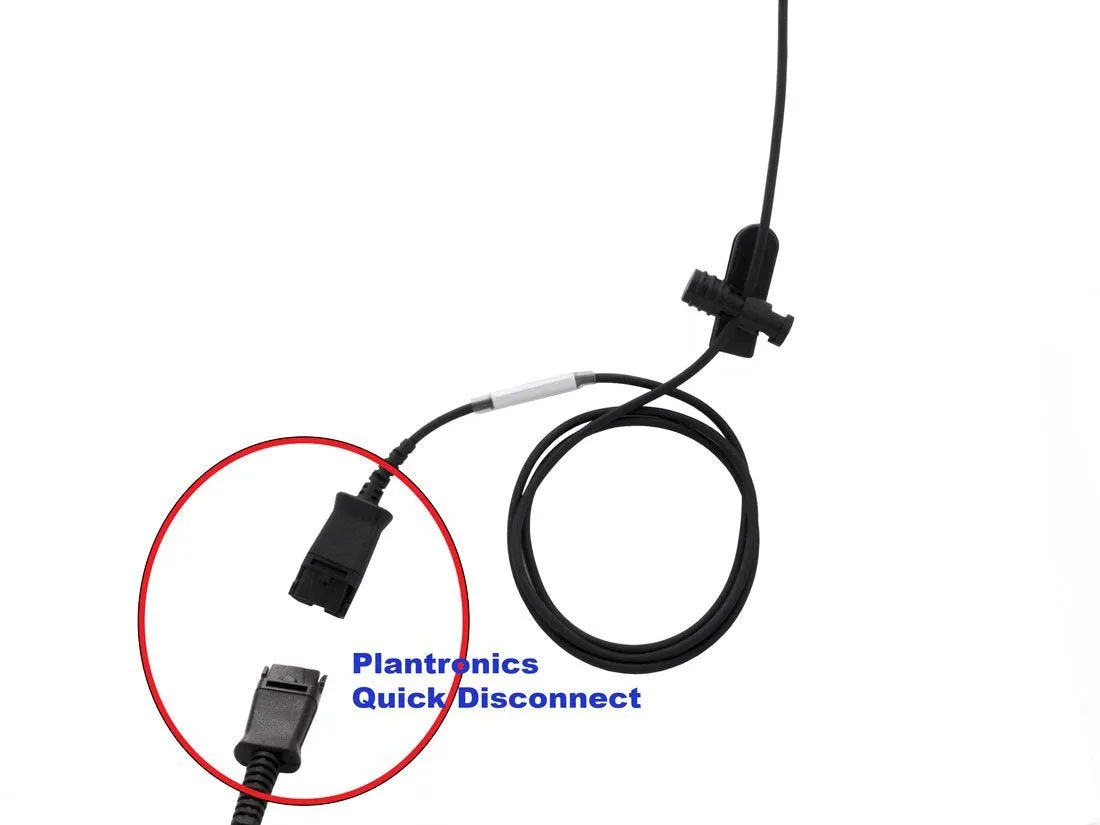 Plantronics QD 21M USB-A Cord with controls - HW15553 - FINAL SALE