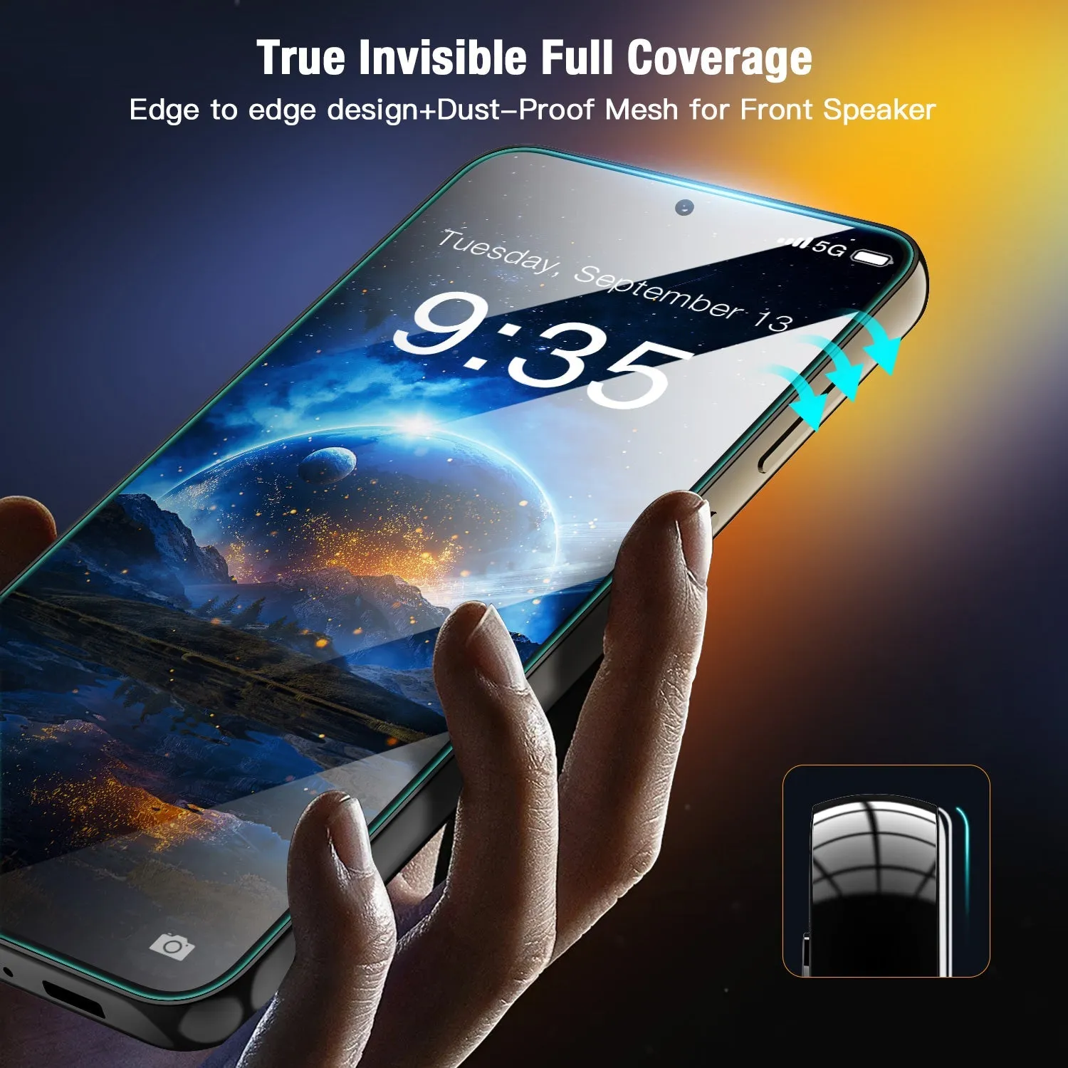 Samsung Galaxy S24 Full Tempered Glass Screen Protector 2P