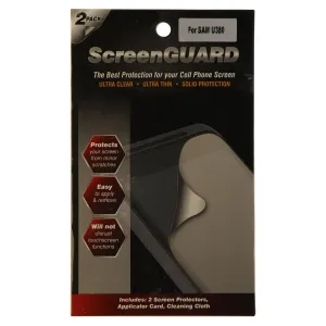 ScreenGuard Screen Protector 2 Pack for Samsung Brightside U380 - Clear