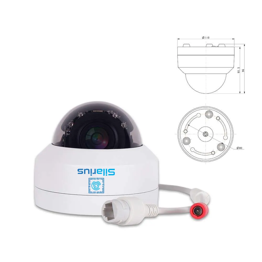 Silarius SIL-DPTZ5MPX4 Dome PTZ 5MP x4 optical zoom   Bracket (NDAA Compliant)