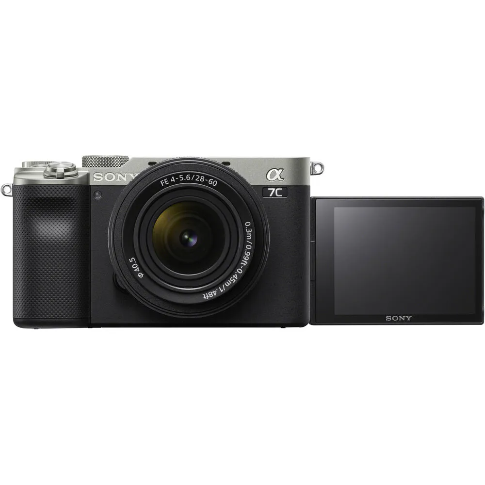 Sony Alpha a7C Mirrorless Camera W/ 28-60mm Lens ILCE7CL/S - Advanced Bundle