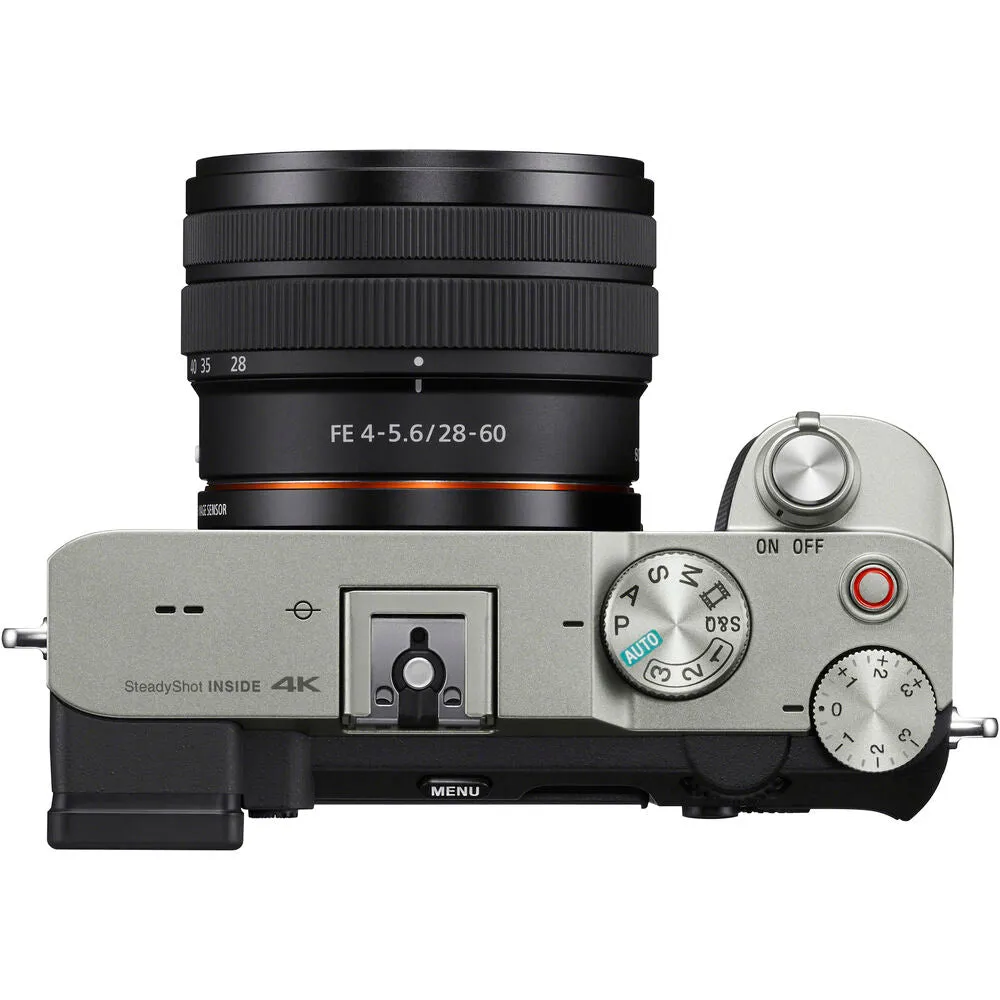 Sony Alpha a7C Mirrorless Camera W/ 28-60mm Lens ILCE7CL/S - Advanced Bundle