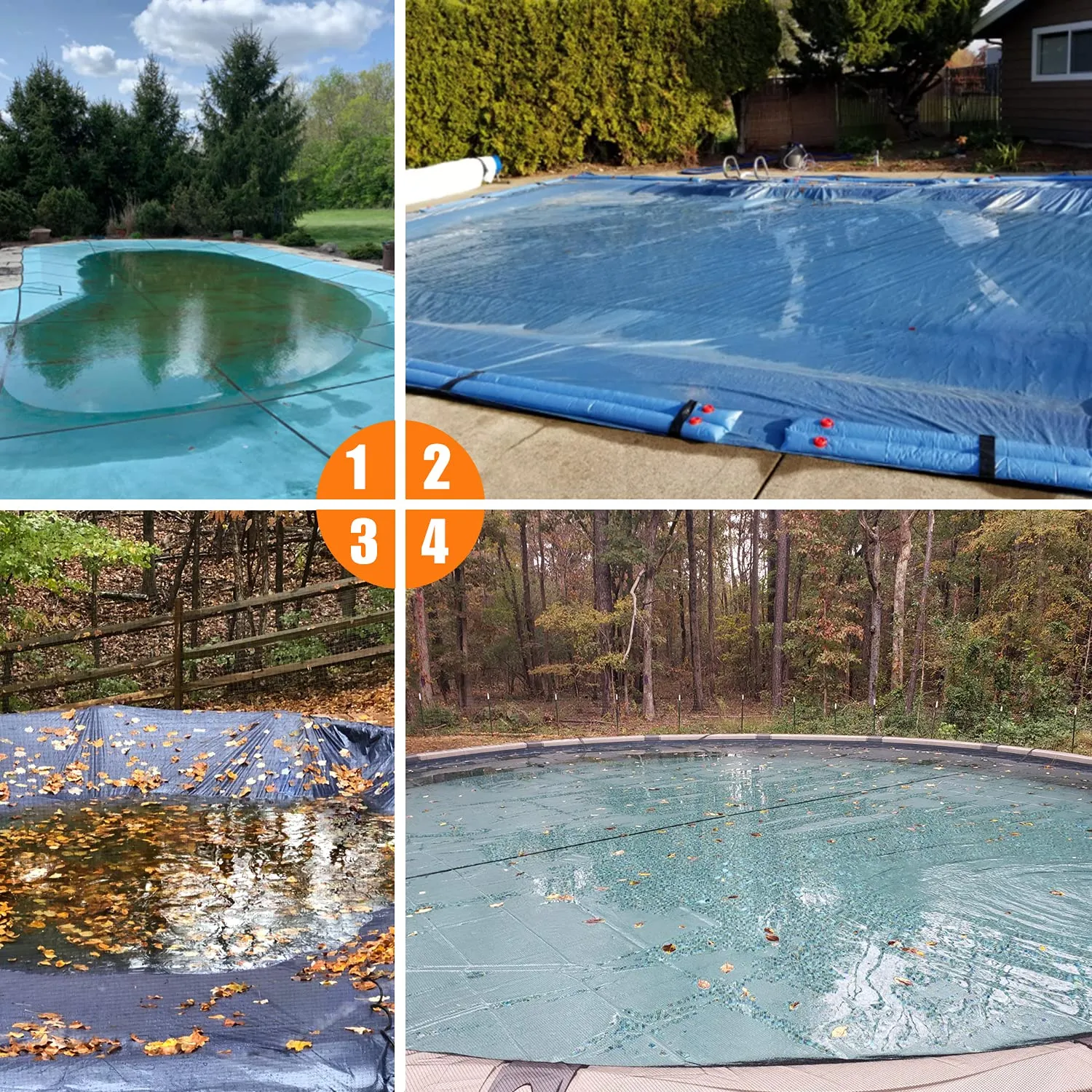 Submersible Swimming Pool Cover Pump - Ideal For Draining Water Above Ground, InGround