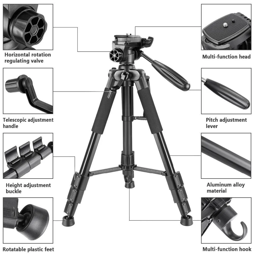 Tripod 47cm/18.5" to 142cm/56"