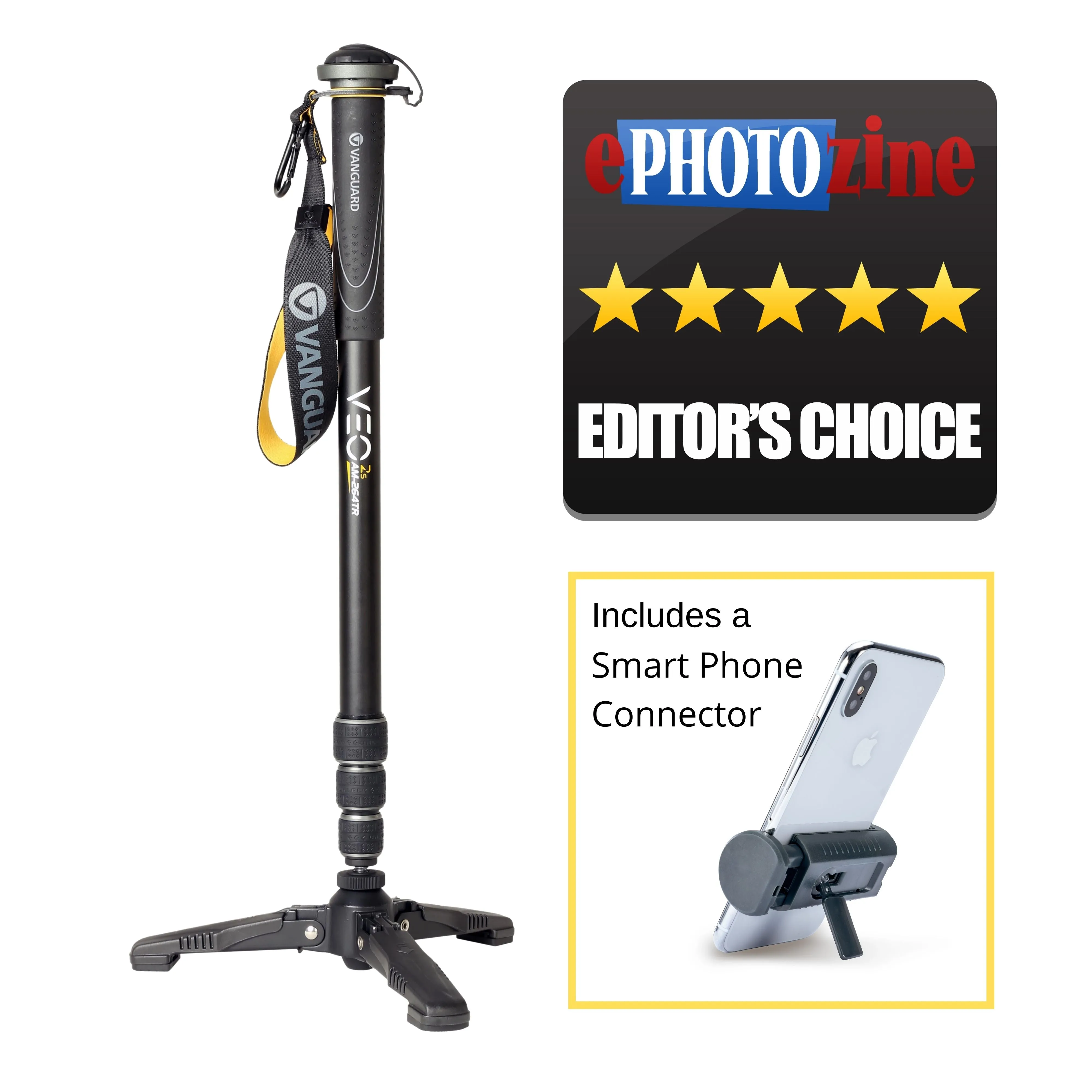 VEO 2S AM-264TR 26mm Aluminium Monopod with Smartphone Kit