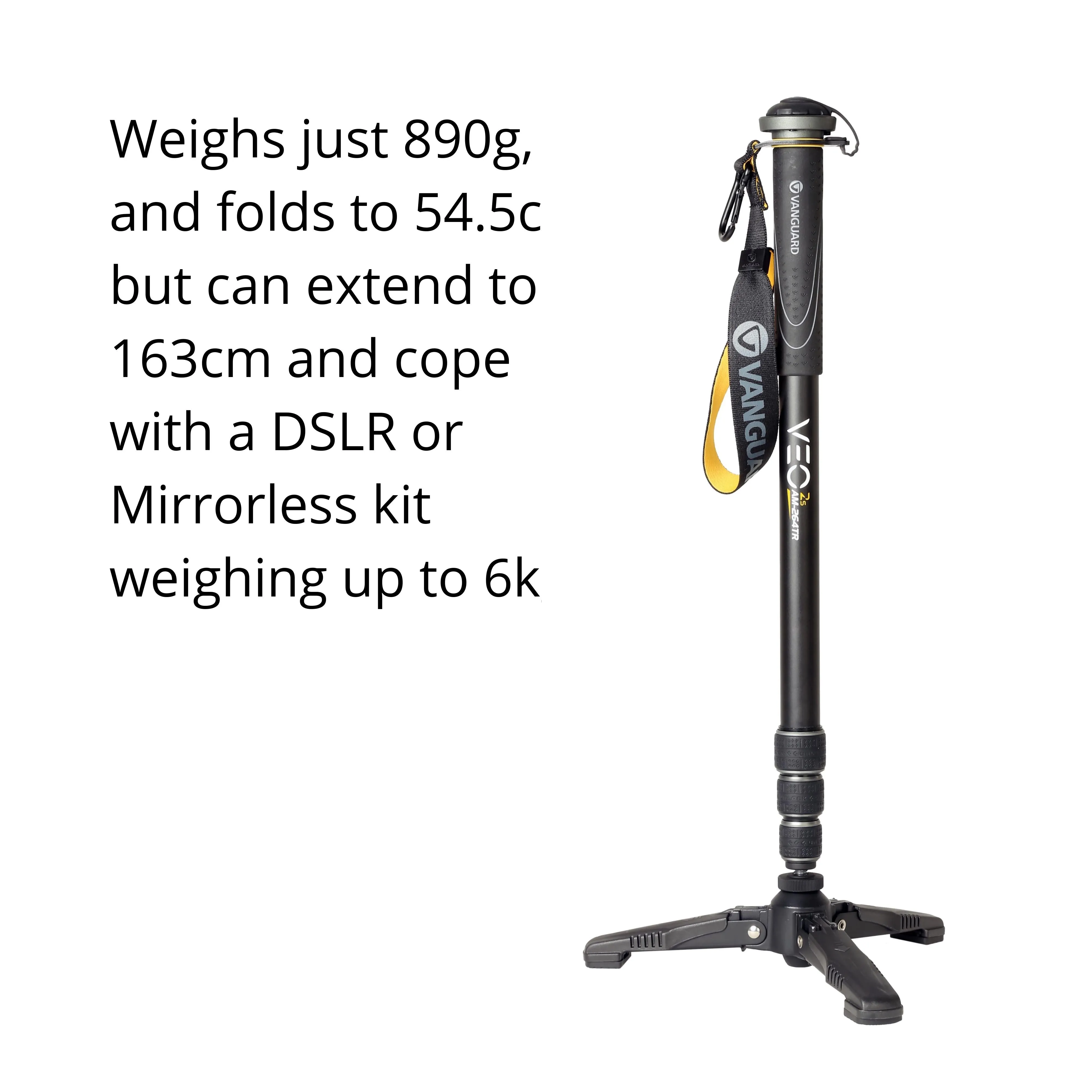 VEO 2S AM-264TR 26mm Aluminium Monopod with Smartphone Kit