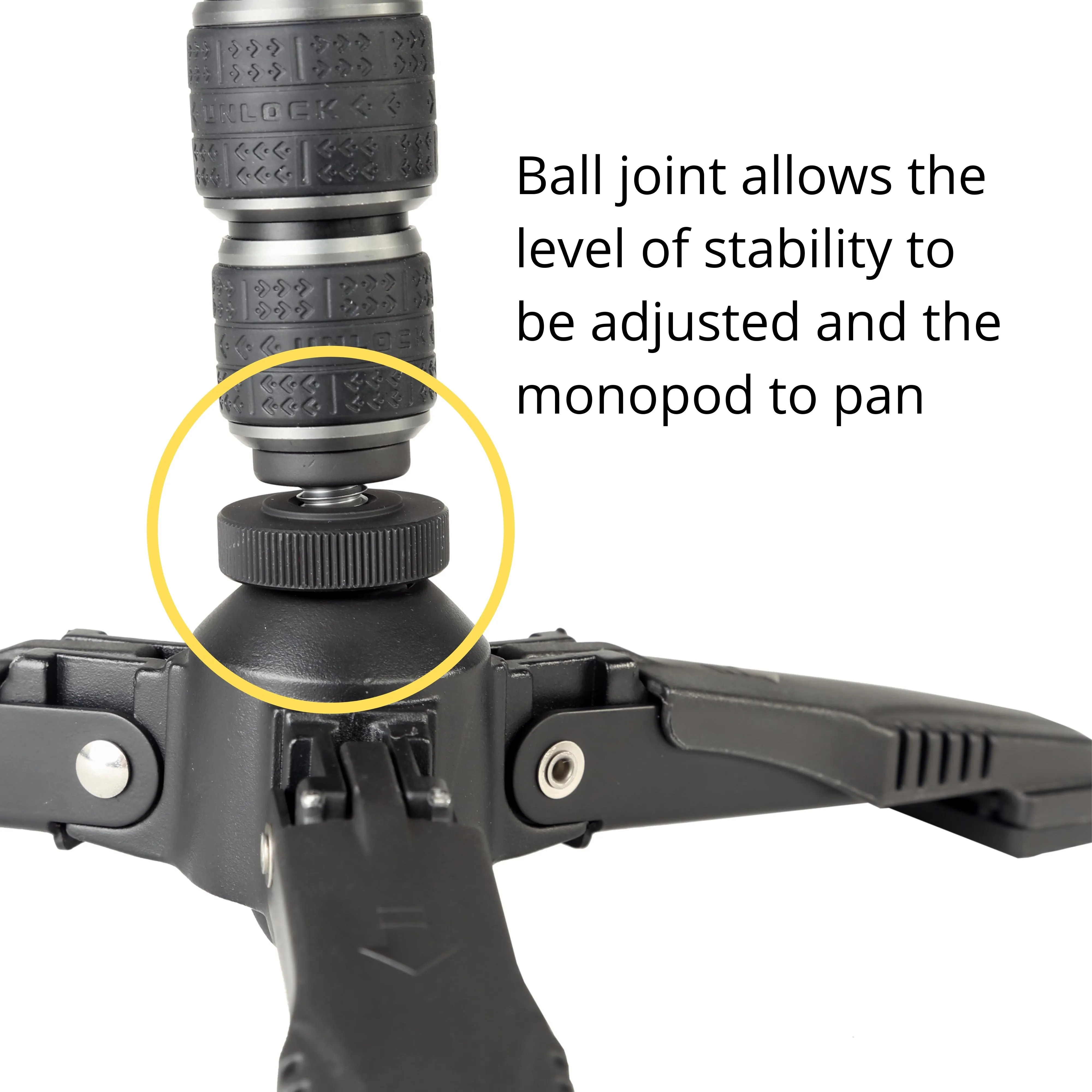 VEO 2S AM-264TR 26mm Aluminium Monopod with Smartphone Kit