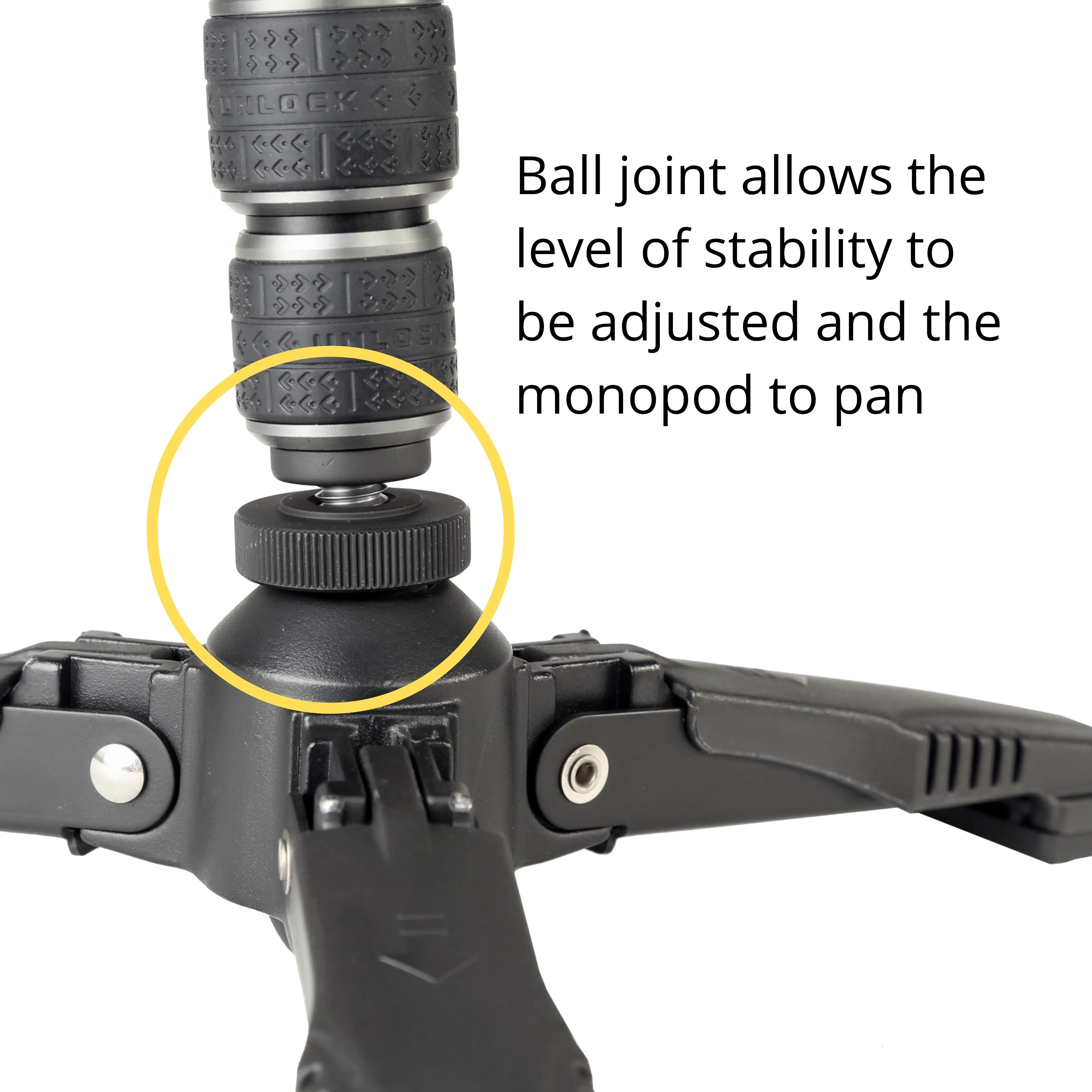 VEO 2S CM-264TR 26mm Carbon Monopod with Smartphone Kit