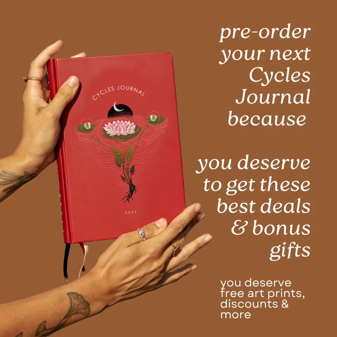 Wholesale - Cycles Journal® 2025: Moon, Menstrual & Mental Health Tracker
